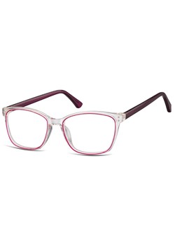 Damskie kocie oprawki korekcyjne okulary zerówki TR-99E bezbarwny/różowy ze sklepu Stylion w kategorii Okulary korekcyjne damskie - zdjęcie 185966061