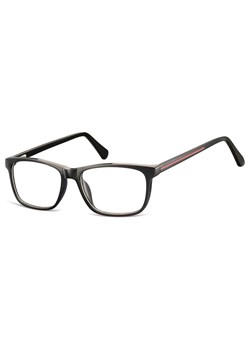 Okulary zerówki acetatowe oprawki korekcyjne prostokątne AC399 czarne ze sklepu Stylion w kategorii Oprawki do okularów damskie - zdjęcie 185966071