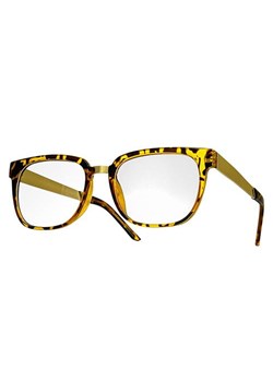 Metalowe Okulary zerówki panterka NR-181 ze sklepu Stylion w kategorii Okulary zerówki damskie - zdjęcie 185966164