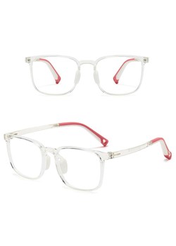 Okulary dla dzieci zerówki do komputera z filtrem Blue Light 25169F transparentny ze sklepu Stylion w kategorii Akcesoria dziecięce - zdjęcie 185966252