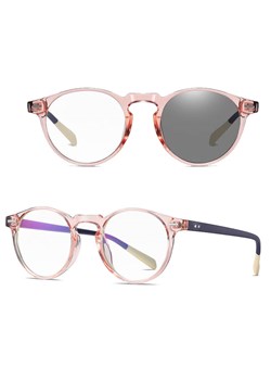 2w1 Okulary Lenonki do komputera BLUE LIGHT i przeciwsłoneczne FOTOCHROMOWE 2599C ze sklepu Stylion w kategorii Okulary zerówki damskie - zdjęcie 185966262