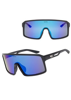 Sportowe okulary przeciwsłoneczne z polaryzacją GOG E517-1P czarny/niebieski ze sklepu Stylion w kategorii Okulary przeciwsłoneczne męskie - zdjęcie 185966304