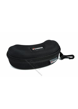 Etui futerał na okulary na zamek LOZANO czarny ze sklepu Stylion w kategorii Okulary przeciwsłoneczne damskie - zdjęcie 185966420
