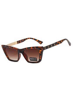 Damskie okulary przeciwsłoneczne kocie z filtrem UV400 ST-MAX10B panterka/brąz ze sklepu Stylion w kategorii Oprawki do okularów męskich - zdjęcie 185966431