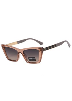 Damskie okulary przeciwsłoneczne kocie z filtrem UV400 ST-MAX10A fiolet/szary ze sklepu Stylion w kategorii Oprawki do okularów męskich - zdjęcie 185966434