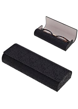 Etui okularowe na magnes ET-124 Czarne mieniące ze sklepu Stylion w kategorii Oprawki do okularów męskich - zdjęcie 185966442