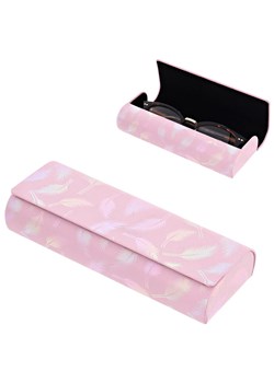 Etui okularowe na magnes holograficzne pióra ET-130A Jasny Róż ze sklepu Stylion w kategorii Etui - zdjęcie 185966451
