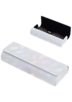 Etui okularowe na magnes holograficzne pióra ET-130B Białe ze sklepu Stylion w kategorii Etui - zdjęcie 185966452