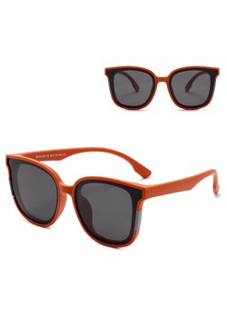 Dziecięce 4-7 lat gumowe okulary przeciwsłoneczne polaryzacyjne POL-JR-60E pomarańczowe ze sklepu Stylion w kategorii Okulary przeciwsłoneczne dziecięce - zdjęcie 185966480