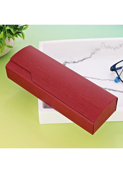 Etui okularowe na magnes STHC-15C bordowe ze sklepu Stylion w kategorii Okulary zerówki męskie - zdjęcie 185966530