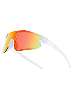 Dziecięce 8-13 lat sportowe okulary przeciwsłoneczne SVMK-20F biały/pomarańcz ze sklepu Stylion w kategorii Okulary przeciwsłoneczne dziecięce - zdjęcie 185966612