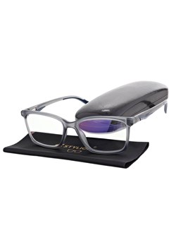 Męskie okulary zerówki +0.00 do komputera Blue Light ST339 szare ze sklepu Stylion w kategorii Okulary korekcyjne męskie - zdjęcie 185966633