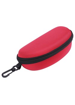 Etui na okulary futerał na zamek z karabińczykiem kolor czerwony - id: 10001 - marki Stylion - 185966662 Etui na okulary futerał na zamek z karabińczykiem kolor czerwony ze sklepu Stylion w kategorii Okulary zerówki męskie - zdjęcie 185966662