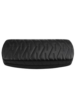 Czarne Pikowane Etui na okulary wzór ZYGZAK ekoskóra STHC-99B ze sklepu Stylion w kategorii Etui - zdjęcie 185966671