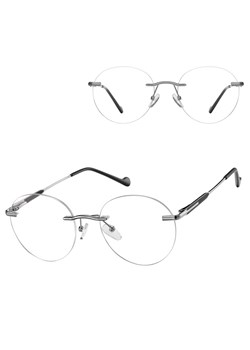 Bezramkowe oprawki korekcyjne okulary zerówki patentki na teleskopach 870B srebrny/czarny - id: 10067 - marki Sunoptic - 185966733 Bezramkowe oprawki korekcyjne okulary zerówki patentki na teleskopach 870B srebrny/czarny ze sklepu Stylion w kategorii Oprawki do okularów damskie - zdjęcie 185966733