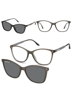Damskie okulary pod korekcję z polaryzacyjną Nakładką przeciwsłoneczną na magnes CLIP-TRC-186D-1 ze sklepu Stylion w kategorii Oprawki do okularów męskich - zdjęcie 185966791