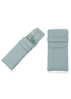 Pokrowiec na okulary zamykany na klapkę ET-135A szarobłękitny ze sklepu Stylion w kategorii Etui - zdjęcie 185966942