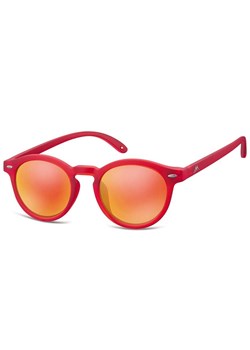 Okulary lenonki Montana MS28A czerwone lustrzanki ze sklepu Stylion w kategorii Okulary przeciwsłoneczne damskie - zdjęcie 185967002