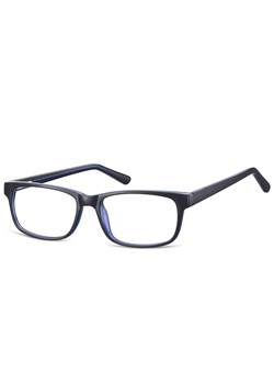 Okulary Zerówki klasyczne oprawki Sunoptic CP154D czarno-granatowe ze sklepu Stylion w kategorii Okulary korekcyjne męskie - zdjęcie 185967031