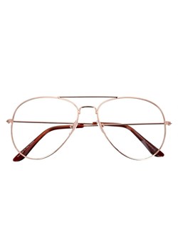 Złote Okulary Zerówki Aviatory druciane 1910 ze sklepu Stylion w kategorii Okulary przeciwsłoneczne damskie - zdjęcie 185967210