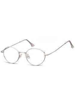 Okulary zerówki oprawki korekcyjne medium M299A srebrne ze sklepu Stylion w kategorii Oprawki do okularów damskie - zdjęcie 185967234