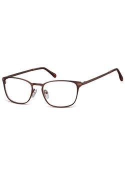 Oprawki okularowe kocie oczy damskie stalowe Sunoptic 991D brazowe ze sklepu Stylion w kategorii Okulary przeciwsłoneczne męskie - zdjęcie 185967334