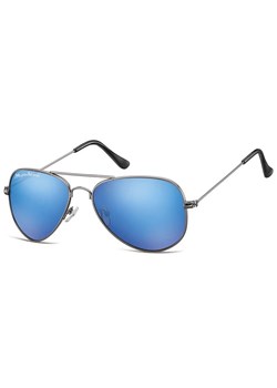 Niebieskie Pilotki okulary lustrzane aviator MS94C ze sklepu Stylion w kategorii Okulary przeciwsłoneczne męskie - zdjęcie 185967392