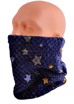Wielofunkcyjny Komin Dzieciecy - Czapka - Szalik - Chusta - Kominiarka - 22 granatowy ze sklepu Stylion w kategorii Okulary przeciwsłoneczne damskie - zdjęcie 185967400
