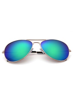 Okulary Aviator zloto-zielone lustrzanki Pilotki przeciwsłoneczne 2163K - id: 2497 - marki Stylion - 185967461 Okulary Aviator zloto-zielone lustrzanki Pilotki przeciwsłoneczne 2163K ze sklepu Stylion w kategorii Okulary przeciwsłoneczne damskie - zdjęcie 185967461