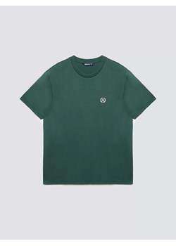 Koszulka męska z haftem na piersi zielona Keral 304 ze sklepu Big Star w kategorii T-shirty męskie - zdjęcie 185967510