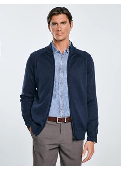 Sweter męski rozpinany ze stójką granatowy Nazar 403 - id: 161086403 - marki BIG STAR - 185967800 Sweter męski rozpinany ze stójką granatowy Nazar 403 ze sklepu Big Star w kategorii Swetry męskie - zdjęcie 185967800