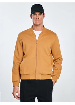 Bluza męska bomber jasnobrązowa Wladorb 803 ze sklepu Big Star w kategorii Bluzy męskie - zdjęcie 185968094