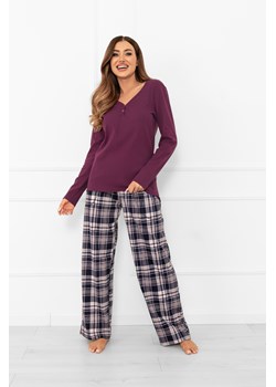 Piżama damska długi rękaw, długie spodnie Donatella ze sklepu italianfashion w kategorii Piżamy damskie - zdjęcie 185971932