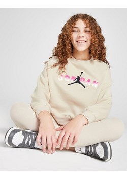 JORDAN BLUZA (G)JDAN LGO CREW LT BRWN G ze sklepu JD Sports  w kategorii Bluzy dziewczęce - zdjęcie 185977821