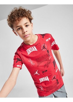 JORDAN T-SHIRT ARC AOP TEE RED/BLK B ze sklepu JD Sports  w kategorii T-shirty chłopięce - zdjęcie 185978420