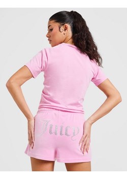 JUICY COUTURE SZORTY DMNT HEART LOGO SHT PINK ze sklepu JD Sports  w kategorii Szorty - zdjęcie 185979551