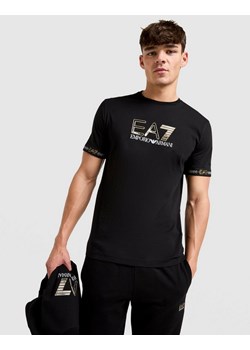 EMPORIO ARMANI 7 T-SHIRT TAPE LL T BLK/GLD ze sklepu JD Sports  w kategorii T-shirty męskie - zdjęcie 185981861
