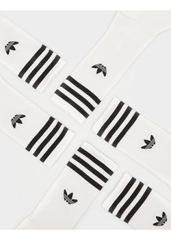 ADIDAS SKARPETY 3-PACK SOLID SOCKS HIGH CREW ze sklepu JD Sports  w kategorii Skarpetki damskie - zdjęcie 185985220