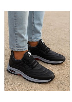 Czarne buty chłopięce sportowe z ociepleniem /E6-2 18166 T336/ ze sklepu Pantofelek24.pl w kategorii Buty sportowe damskie - zdjęcie 185986981