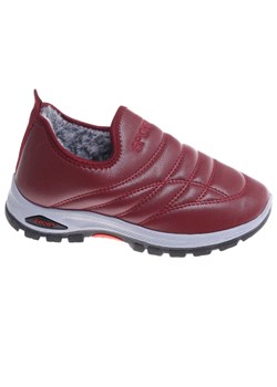 Bordowe buty chłopięce sportowe z ociepleniem /C5-2 18165 T336/ ze sklepu Pantofelek24.pl w kategorii Buty sportowe damskie - zdjęcie 185987251