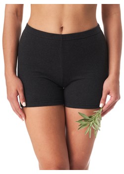 Długie gładkie szorty Hot Touch - S czarny ze sklepu PH KEY Sp. z o.o.  w kategorii Bielizna wyszczuplająca - zdjęcie 185987982