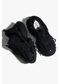 ES8: Czarne sneakersy damskie na grubej podeszwie ze sklepu Estro w kategorii Buty sportowe damskie - zdjęcie 185988040