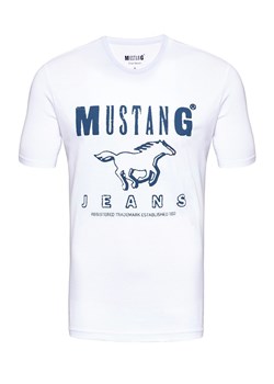 MUSTANG T SHIRT BASIC PRINT TEE GENERAL WHITE 1008372 2045 ze sklepu YouNeedit.pl w kategorii T-shirty męskie - zdjęcie 185988142