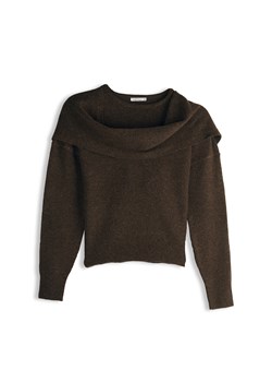 GATE Sweter z szalikiem 34 ze sklepu gateshop w kategorii Swetry damskie - zdjęcie 185989510