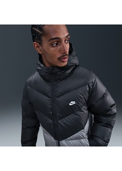 Męska kurtka puchowa Nike Windrunner - Szary ze sklepu Nike poland w kategorii Kurtki męskie - zdjęcie 185994723