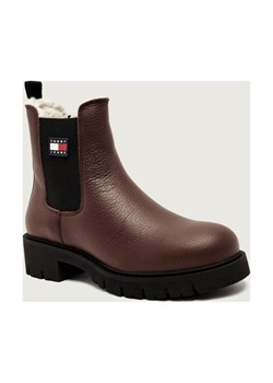 Tommy Jeans Skórzane sztyblety ze sklepu Gomez Fashion Store w kategorii Botki - zdjęcie 185997422