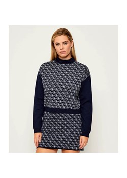 GUESS Półgolf AUBREY | Loose fit | z dodatkiem wełny ze sklepu Gomez Fashion Store w kategorii Swetry damskie - zdjęcie 185998940