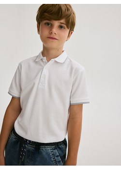 Reserved - Koszulka polo - biały ze sklepu Reserved w kategorii T-shirty chłopięce - zdjęcie 186002751
