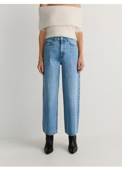 Reserved - Jeansy culotte z wysokim stanem - niebieski ze sklepu Reserved w kategorii Jeansy damskie - zdjęcie 186002803