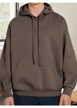 Sinsay - Bluza hoodie comfort fit - brązowy ze sklepu Sinsay w kategorii Bluzy męskie - zdjęcie 186004182